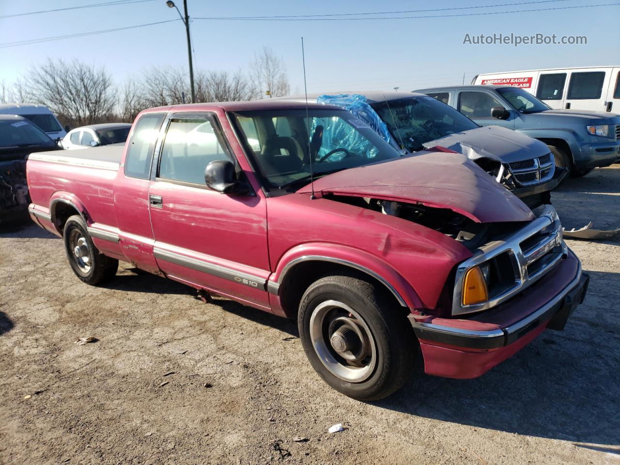 1994 Chevrolet S Truck S10 Pink vin: 1GCCS19Z0RK122079