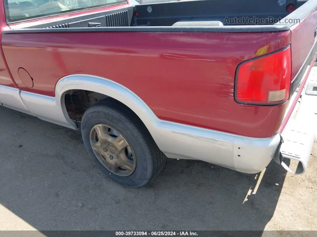 1995 Chevrolet S Truck S10 Red vin: 1GCCS19Z6S8182578