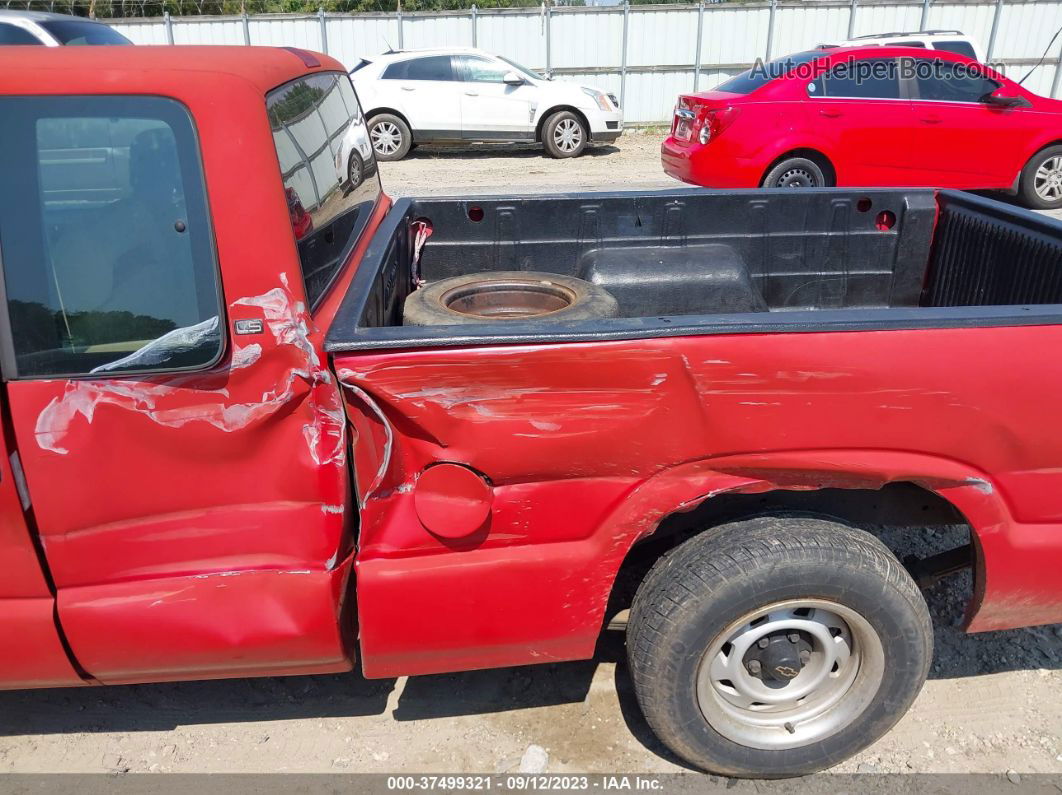 1995 Chevrolet S Truck S10 Red vin: 1GCCS19Z7S8181987