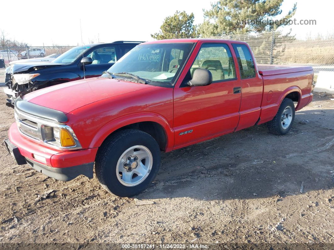 1995 Chevrolet S Truck S10 Red vin: 1GCCS19Z7S8257577