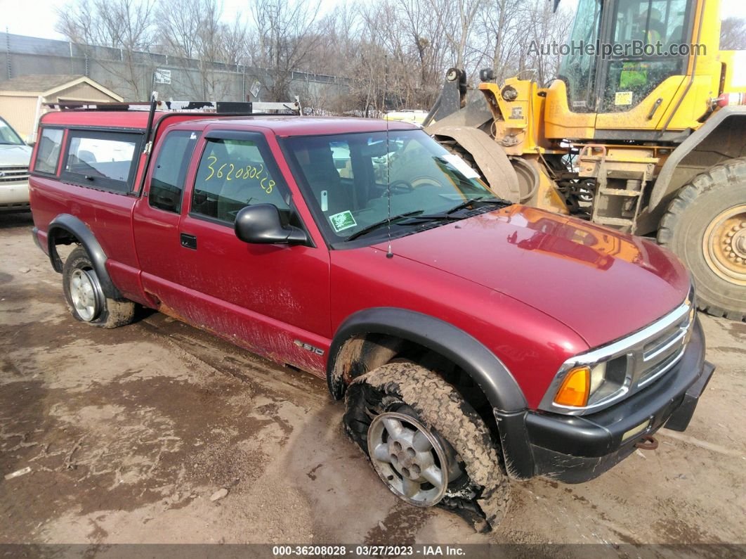 1995 Chevrolet S Truck S10 Red vin: 1GCCT19W6S8230308