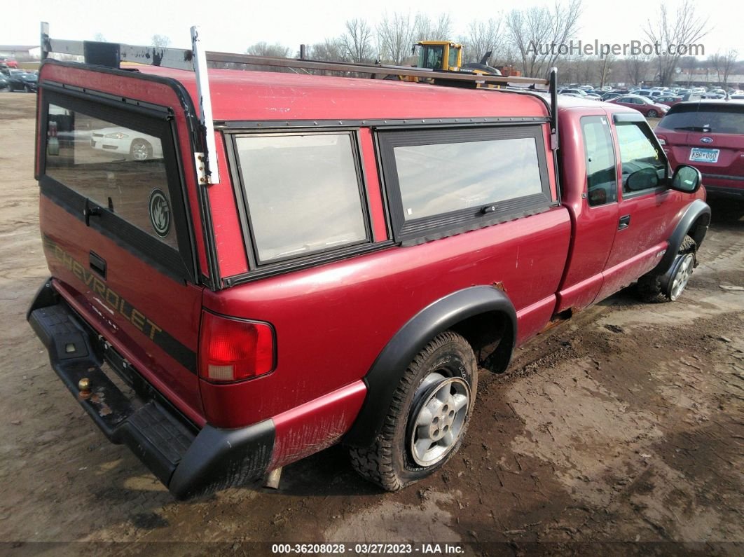 1995 Chevrolet S Truck S10 Red vin: 1GCCT19W6S8230308