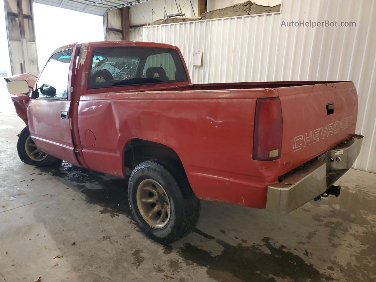 1993 Chevrolet Gmt-400 C1500 Red vin: 1GCDC14K1PZ111835