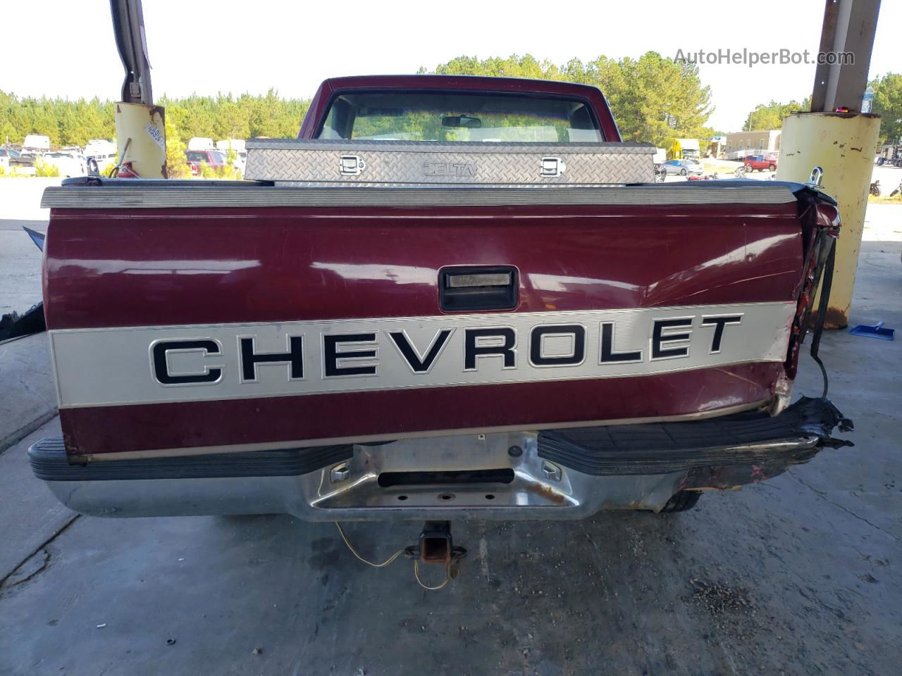 1993 Chevrolet Gmt-400 C1500 Burgundy vin: 1GCDC14K1PZ112600