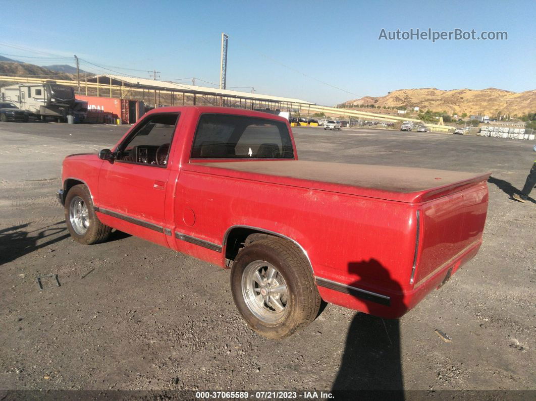 1993 Chevrolet Gmt-400 C1500 Red vin: 1GCDC14K2PZ149428