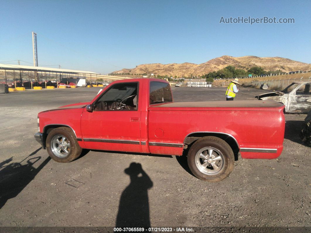 1993 Chevrolet Gmt-400 C1500 Red vin: 1GCDC14K2PZ149428