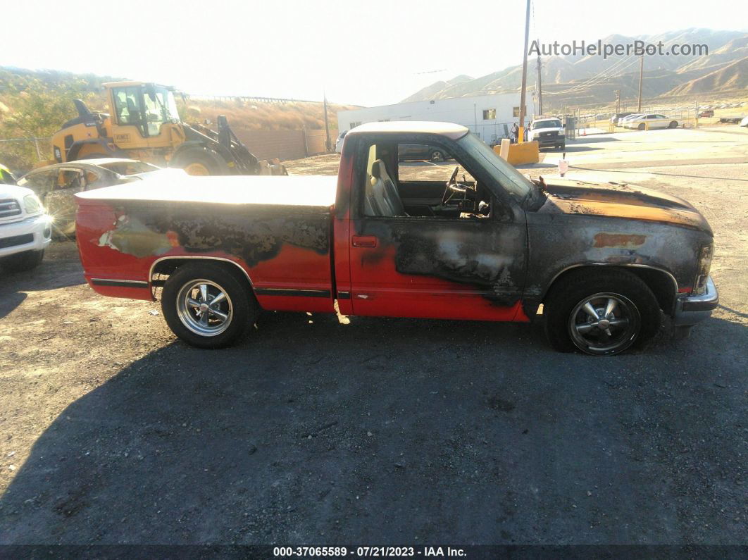 1993 Chevrolet Gmt-400 C1500 Red vin: 1GCDC14K2PZ149428