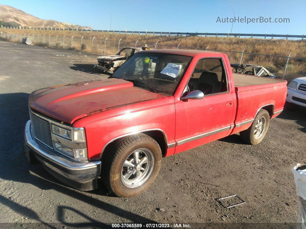 1993 Chevrolet Gmt-400 C1500 Red vin: 1GCDC14K2PZ149428