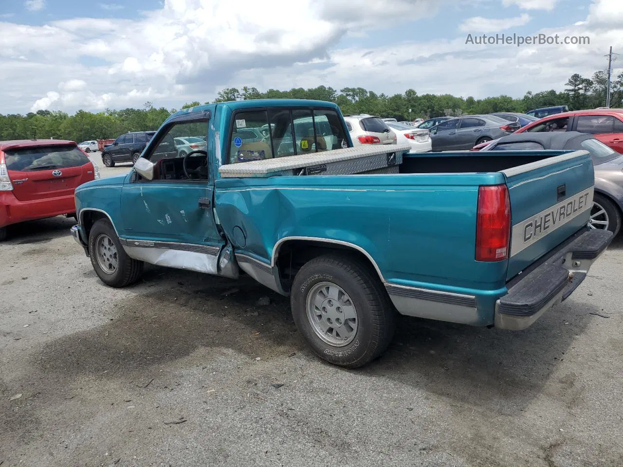 1993 Chevrolet Gmt-400 C1500 Teal vin: 1GCDC14K5PZ166207