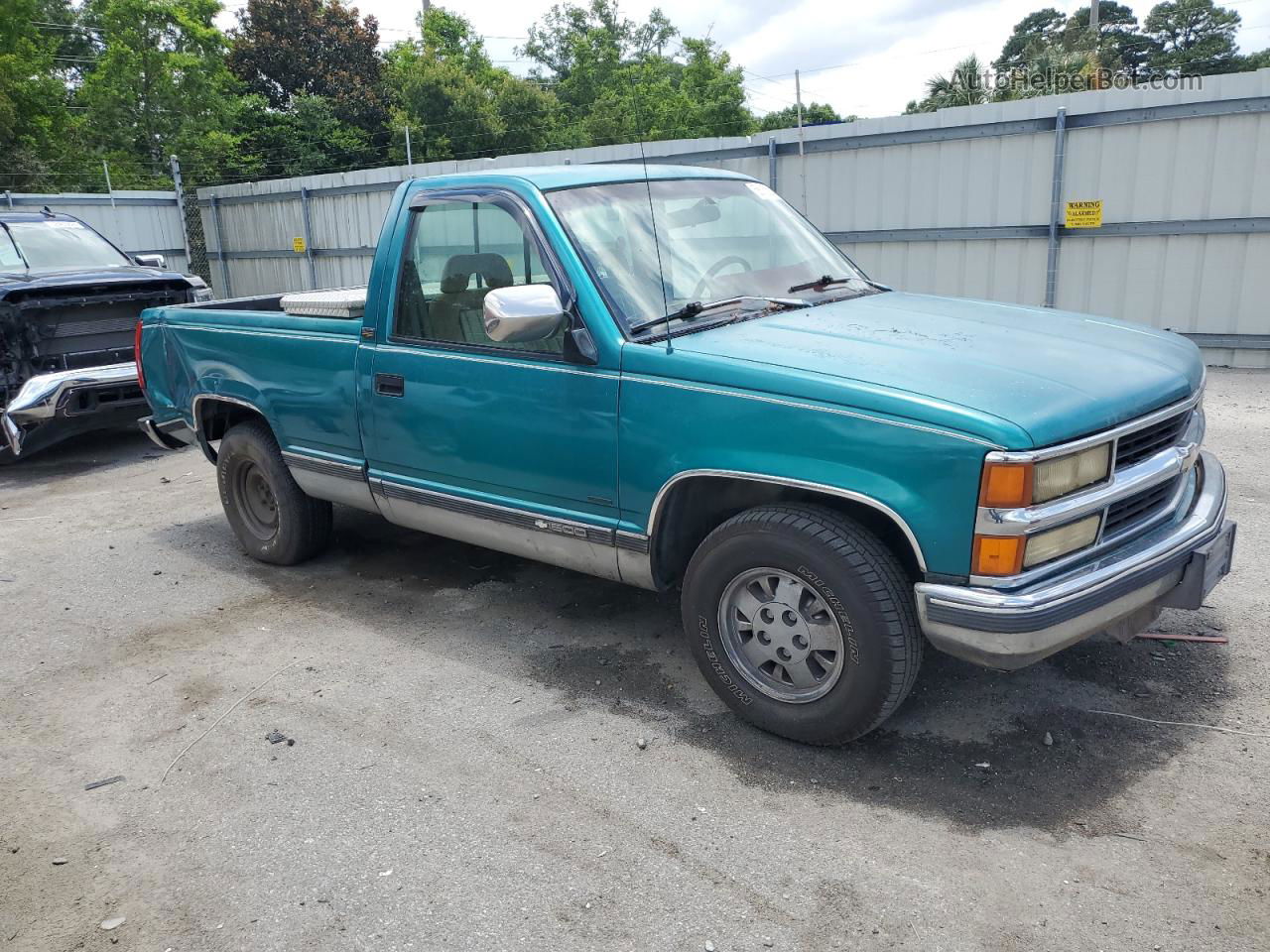 1993 Chevrolet Gmt-400 C1500 Бирюзовый vin: 1GCDC14K5PZ166207