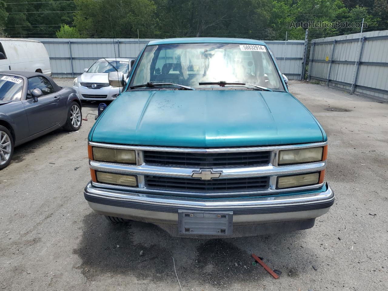 1993 Chevrolet Gmt-400 C1500 Teal vin: 1GCDC14K5PZ166207