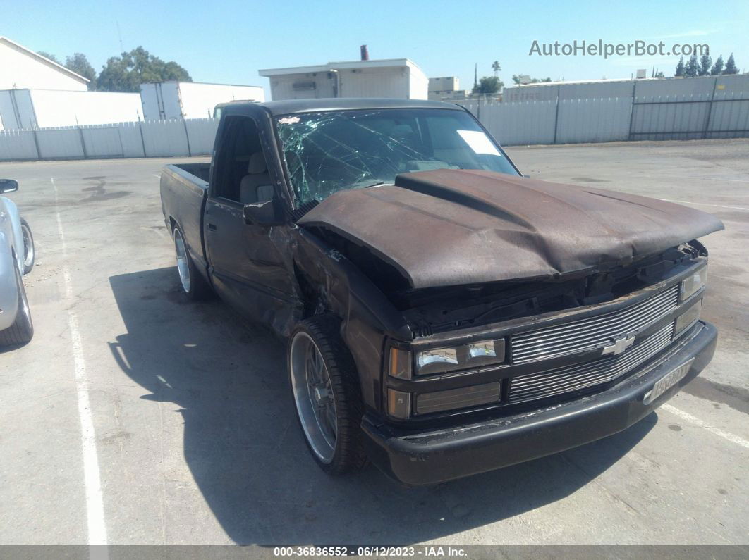 1993 Chevrolet Gmt-400 C1500 Black vin: 1GCDC14K7PZ102816