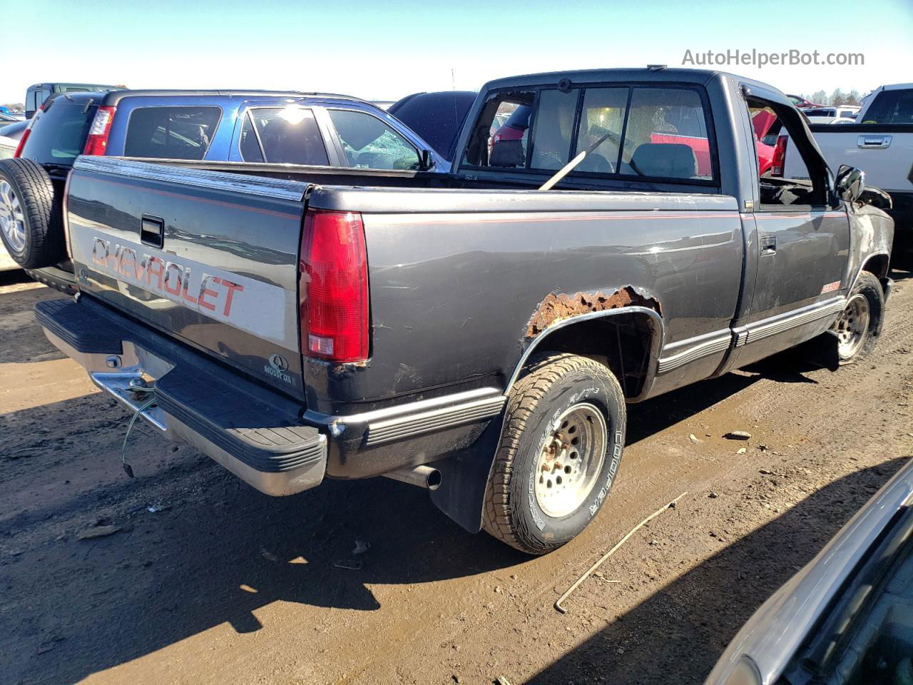 1993 Chevrolet Gmt-400 C1500 Gray vin: 1GCDC14Z2PZ205820