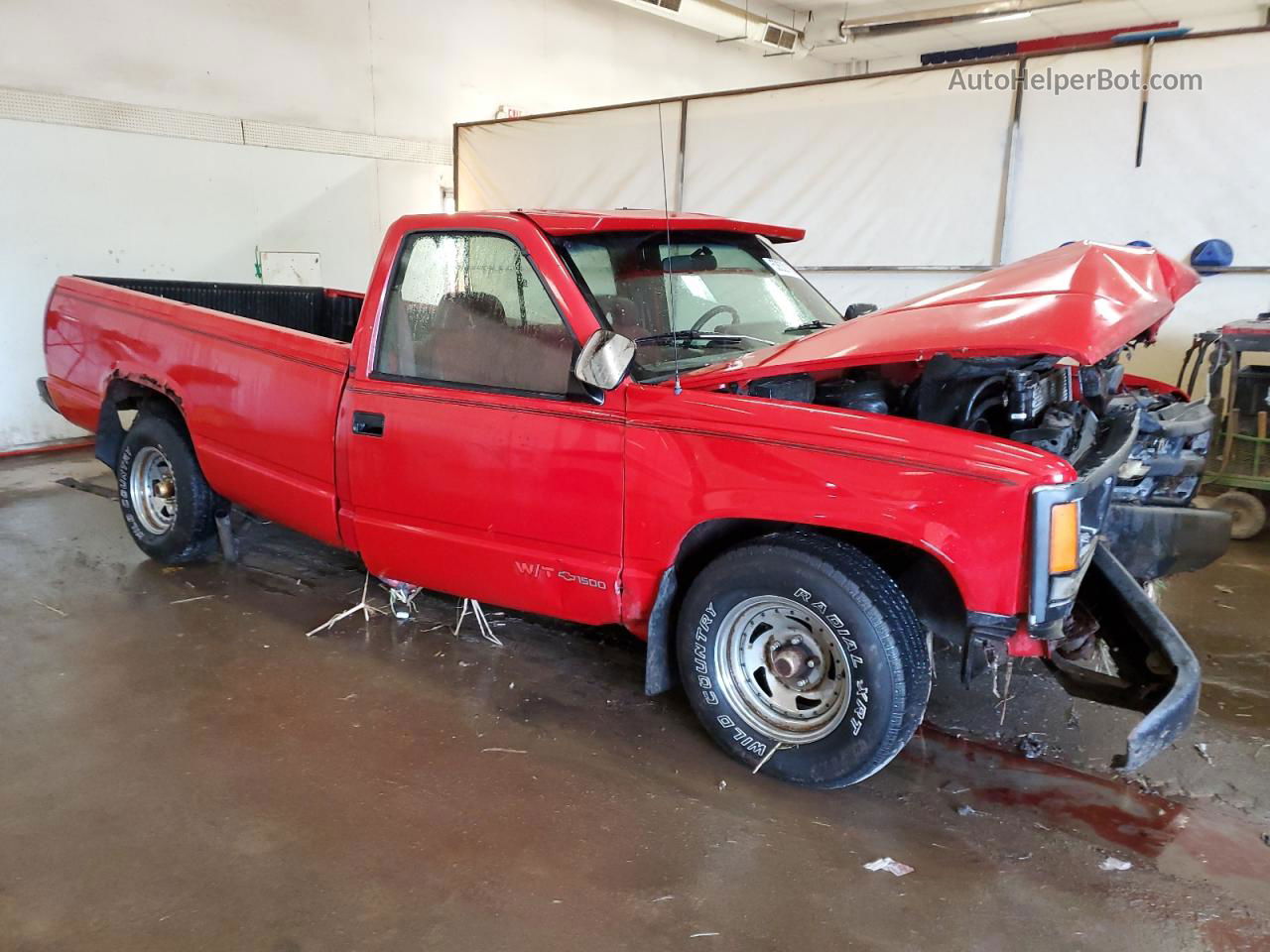 1993 Chevrolet Gmt-400 C1500 Red vin: 1GCDC14Z5PE137276