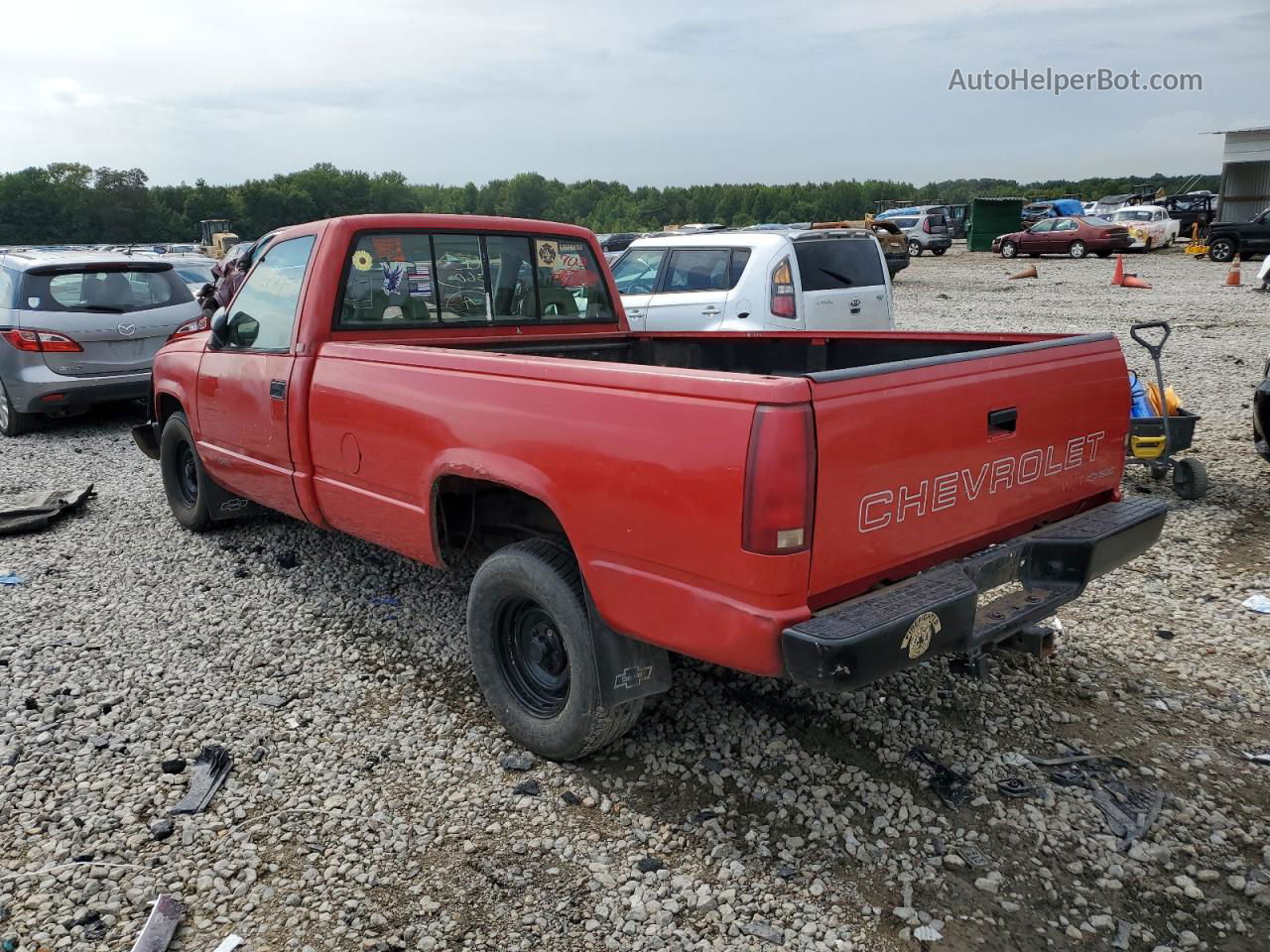 1993 Chevrolet Gmt-400 C1500 Красный vin: 1GCDC14Z6PE100267