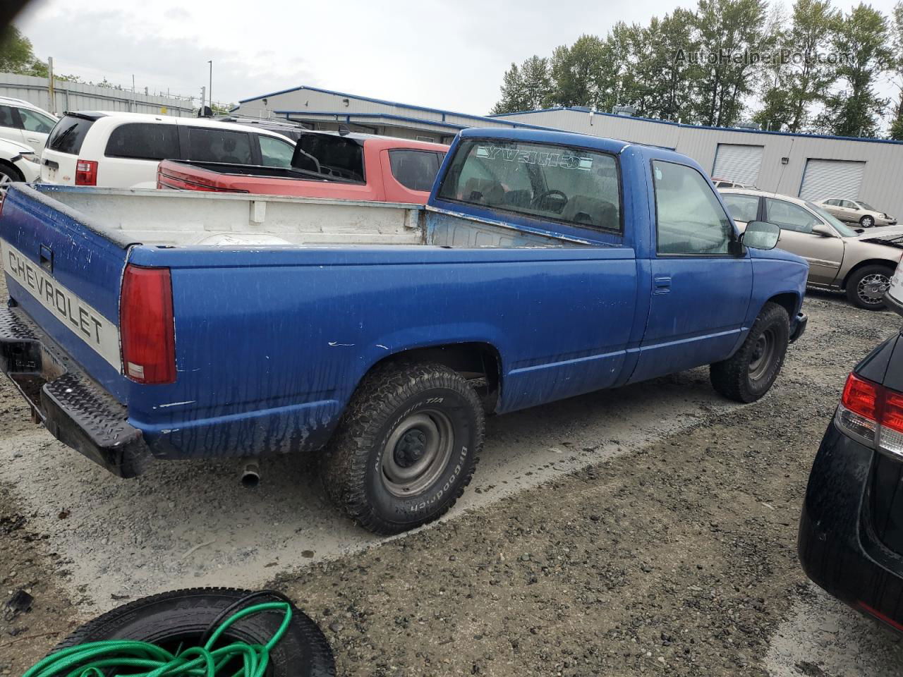 1993 Chevrolet Gmt-400 C1500 Blue vin: 1GCDC14Z8PE200208