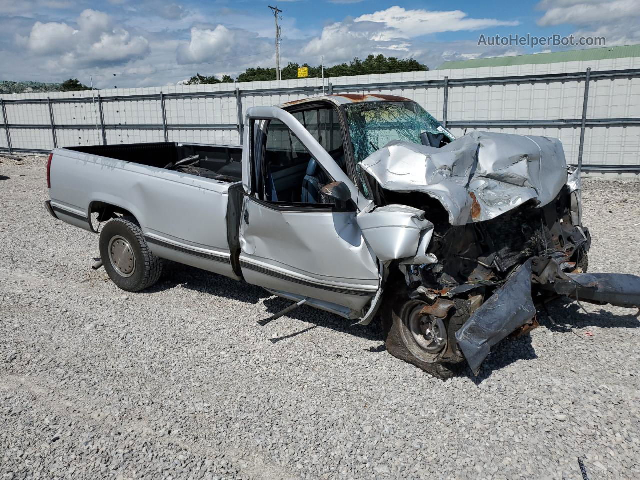 1993 Chevrolet Gmt-400 C1500 Silver vin: 1GCDC14Z8PZ243343