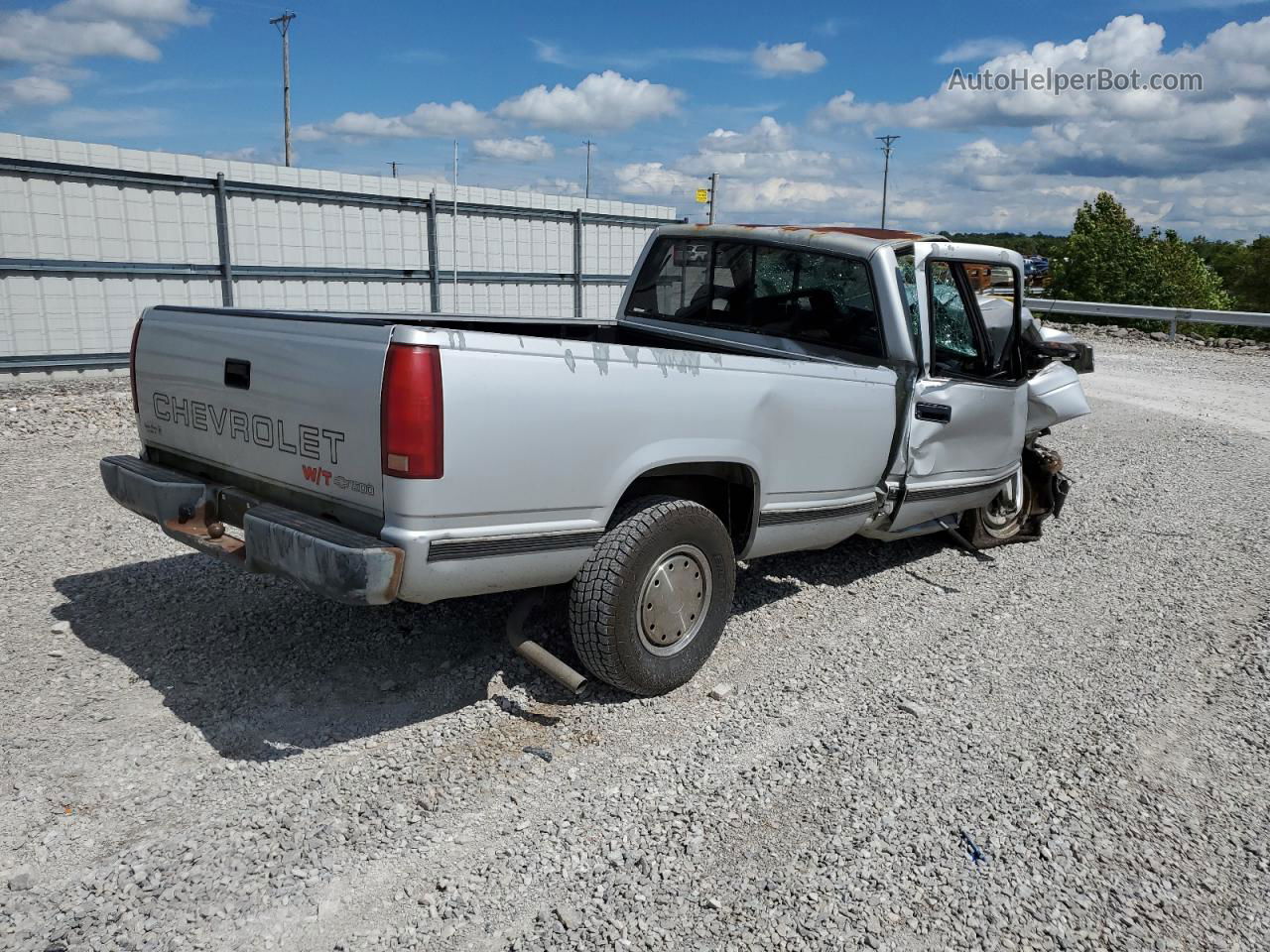 1993 Chevrolet Gmt-400 C1500 Silver vin: 1GCDC14Z8PZ243343