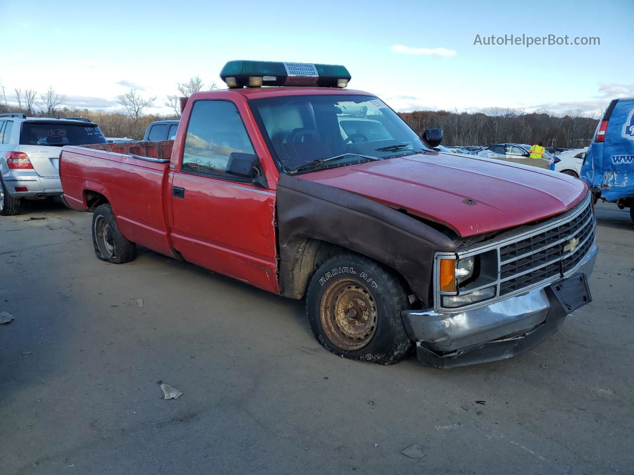 1993 Chevrolet Gmt-400 C1500 Красный vin: 1GCDC14ZXPE144627