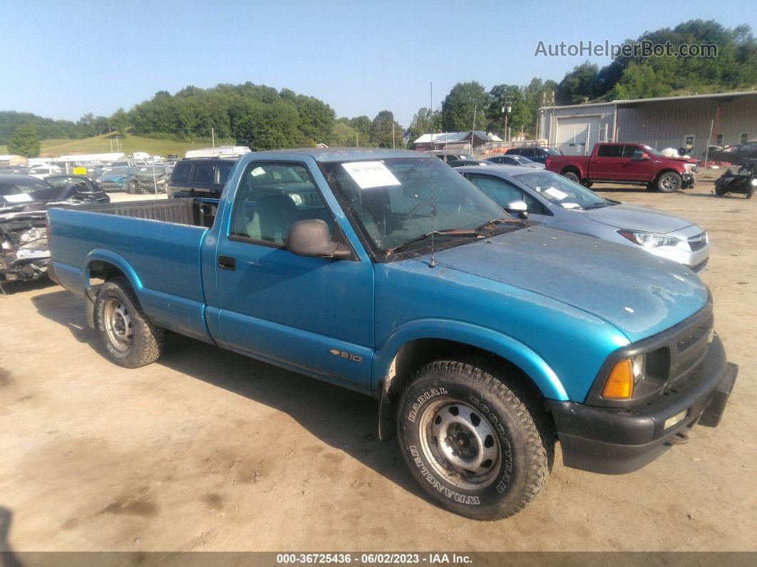 1995 Chevrolet S Truck S10 Blue vin: 1GCDT14Z9SK223054