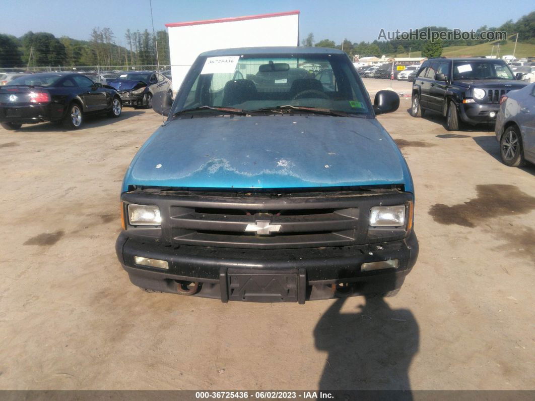 1995 Chevrolet S Truck S10 Blue vin: 1GCDT14Z9SK223054