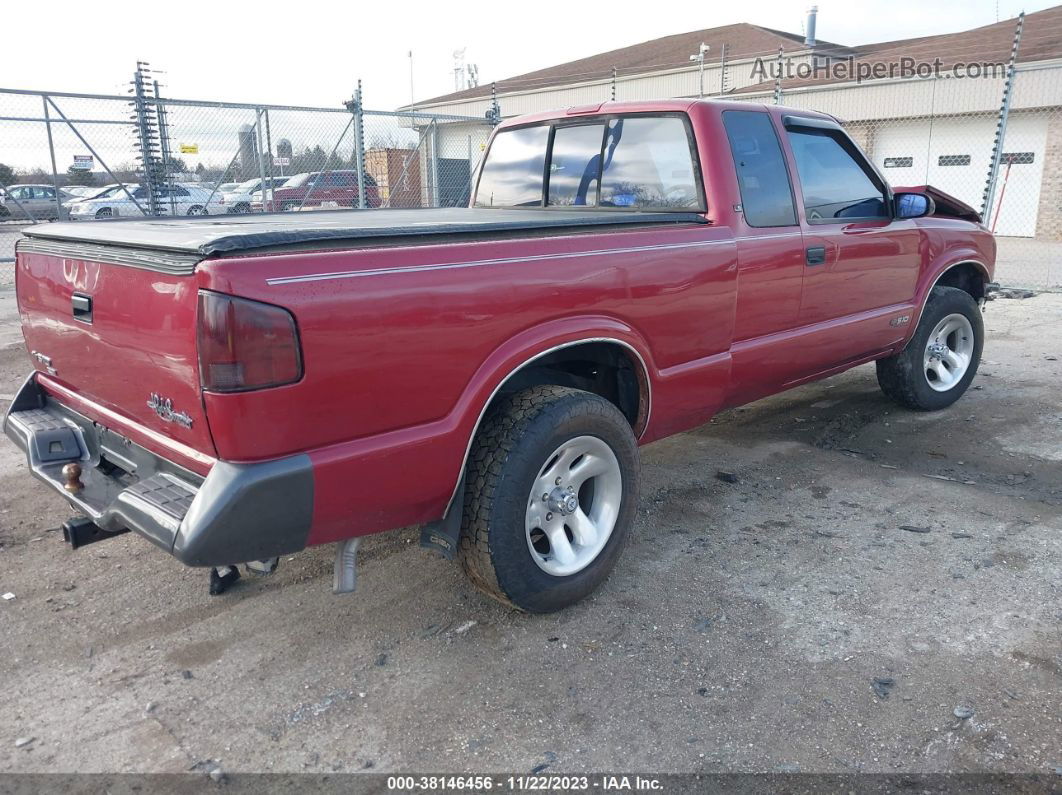 1995 Chevrolet S Truck S10 Red vin: 1GCDT19ZXS8162464