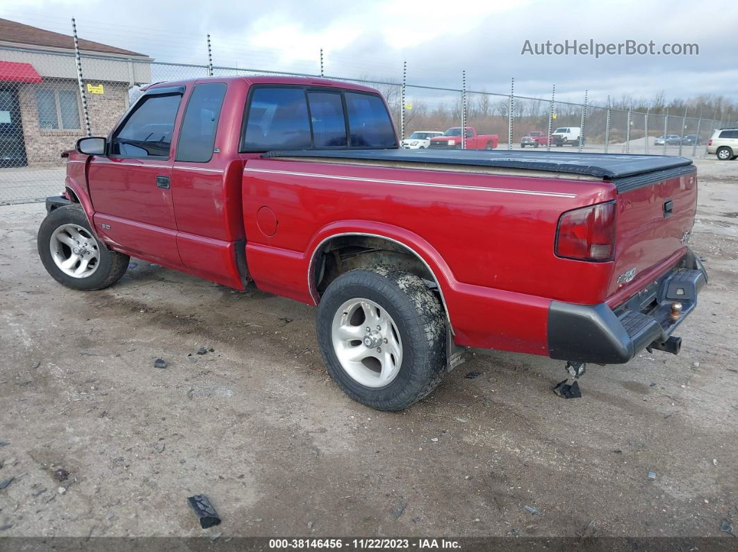 1995 Chevrolet S Truck S10 Red vin: 1GCDT19ZXS8162464