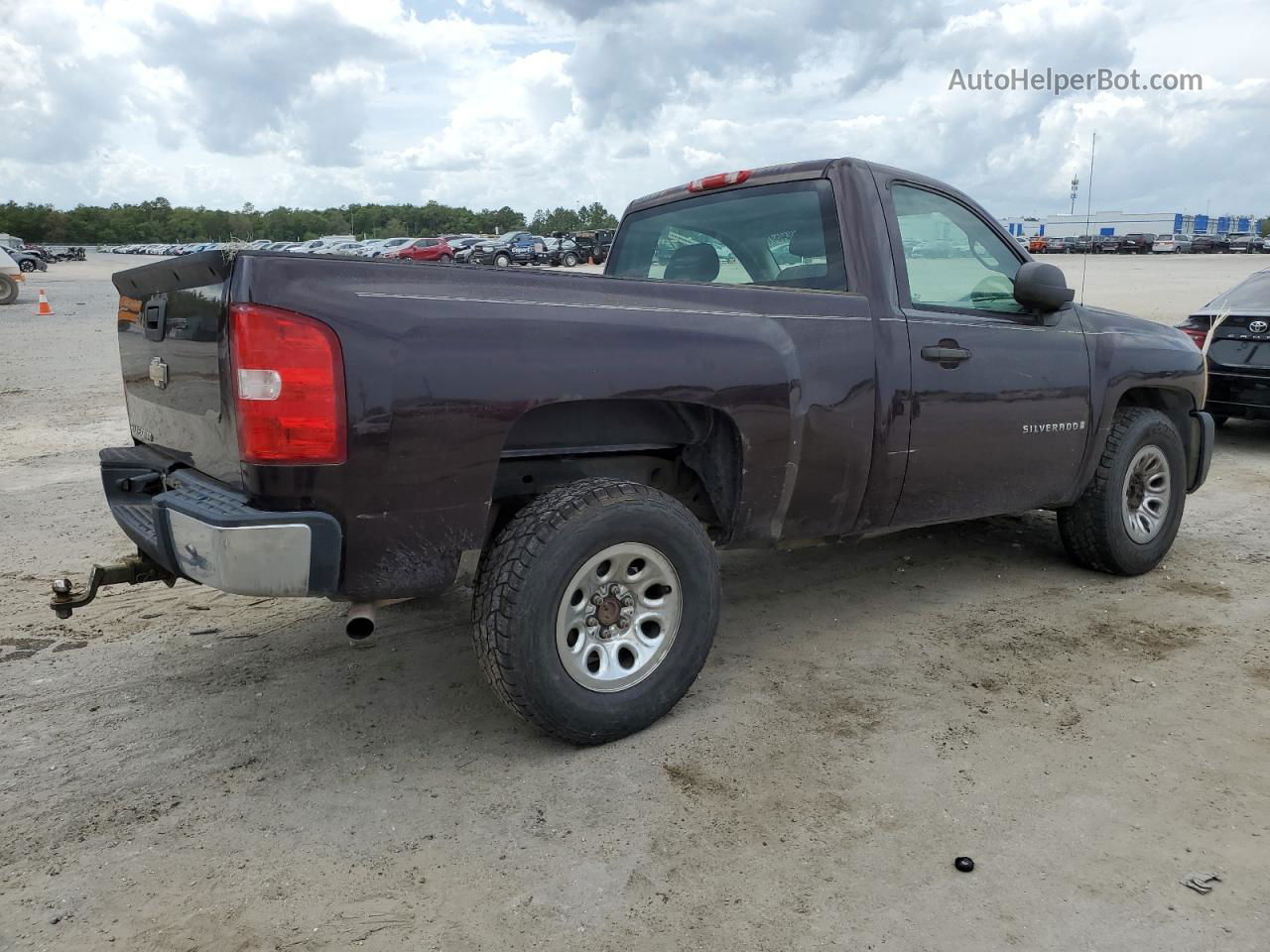 2008 Chevrolet Silverado C1500 Purple vin: 1GCEC14C38Z136959