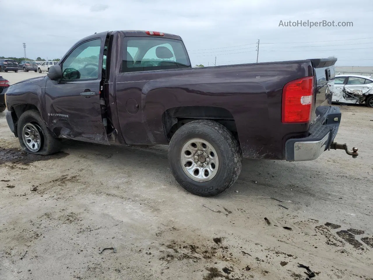 2008 Chevrolet Silverado C1500 Purple vin: 1GCEC14C38Z136959