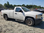 2008 Chevrolet Silverado C1500 White vin: 1GCEC14C78E158194