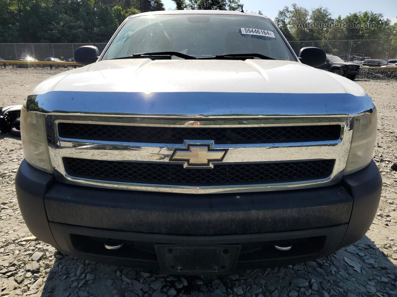 2008 Chevrolet Silverado C1500 White vin: 1GCEC14C78E158194