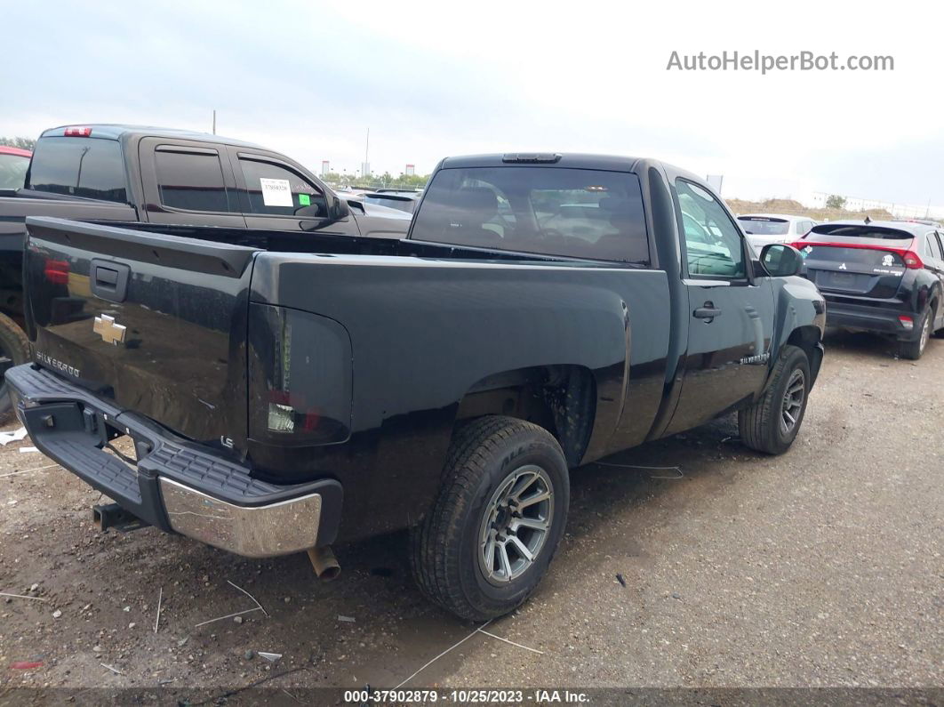 2008 Chevrolet Silverado 1500 Work Truck Black vin: 1GCEC14C98Z265143