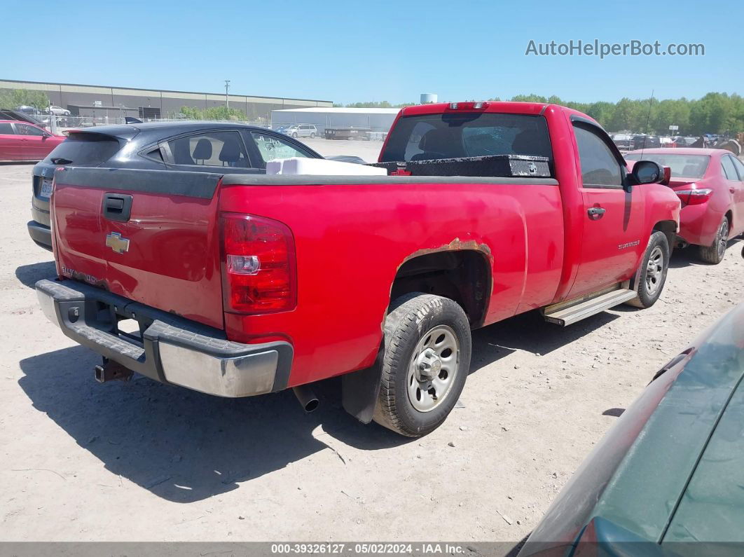 2008 Chevrolet Silverado 1500 Work Truck Burgundy vin: 1GCEC14CX8Z153578