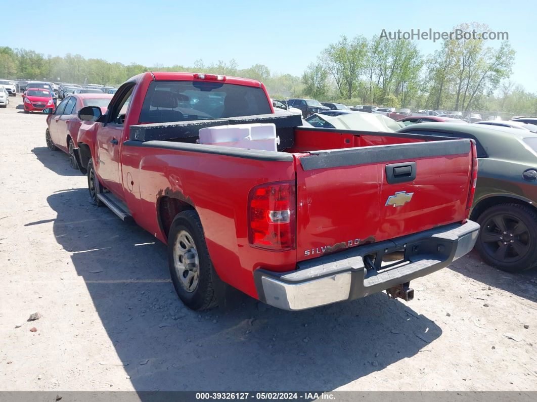 2008 Chevrolet Silverado 1500 Work Truck Burgundy vin: 1GCEC14CX8Z153578