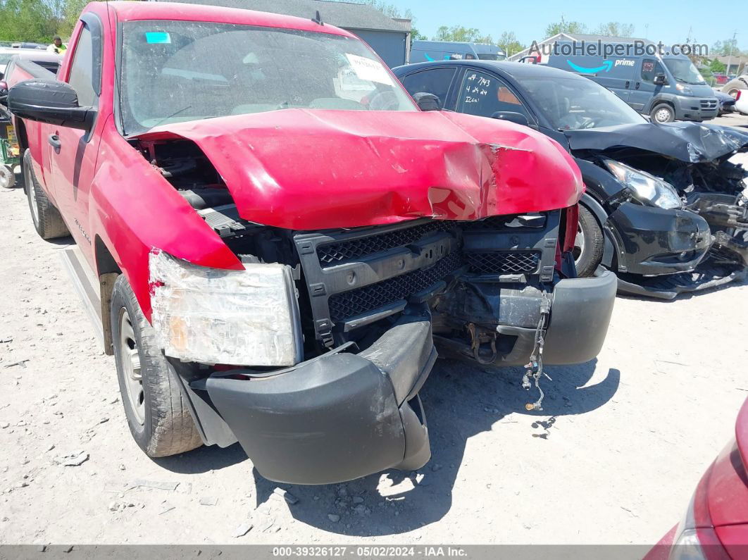 2008 Chevrolet Silverado 1500 Work Truck Burgundy vin: 1GCEC14CX8Z153578