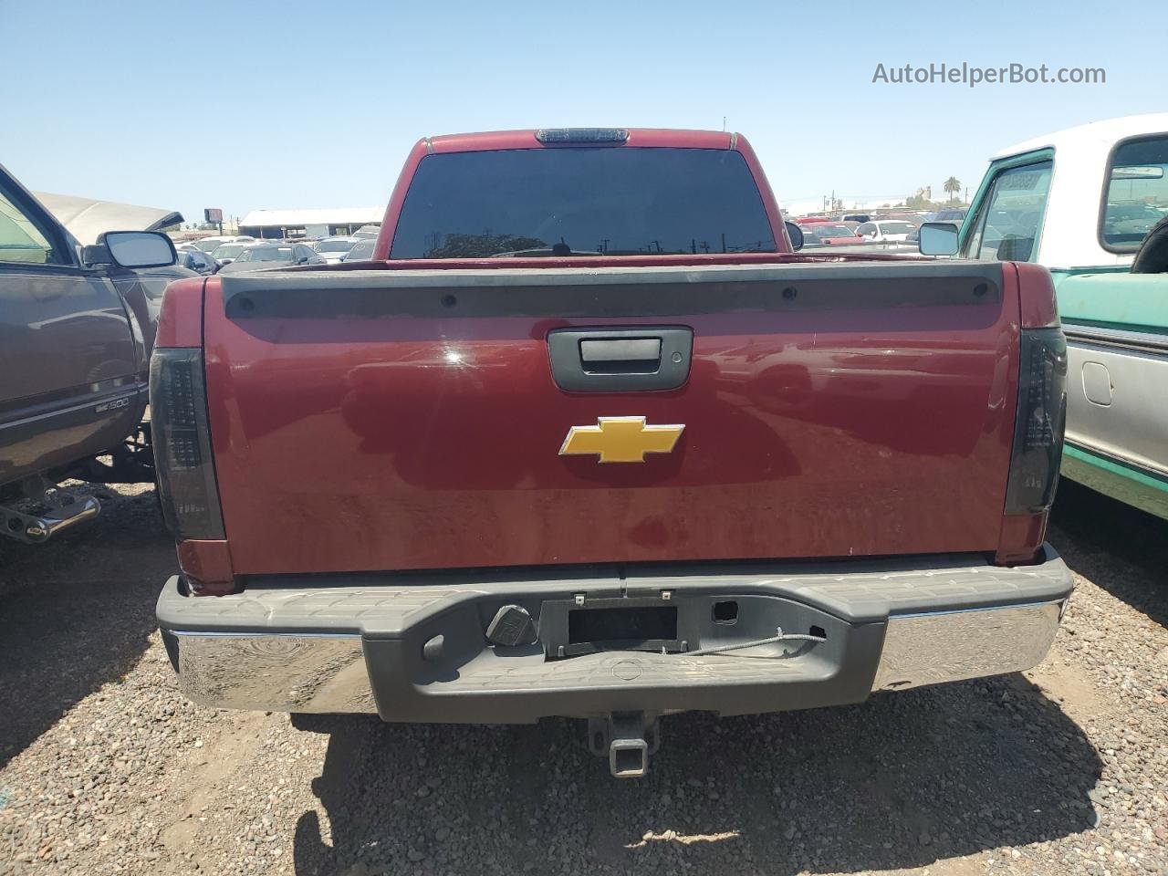 2008 Chevrolet Silverado C1500 Burgundy vin: 1GCEC14JX8Z110504