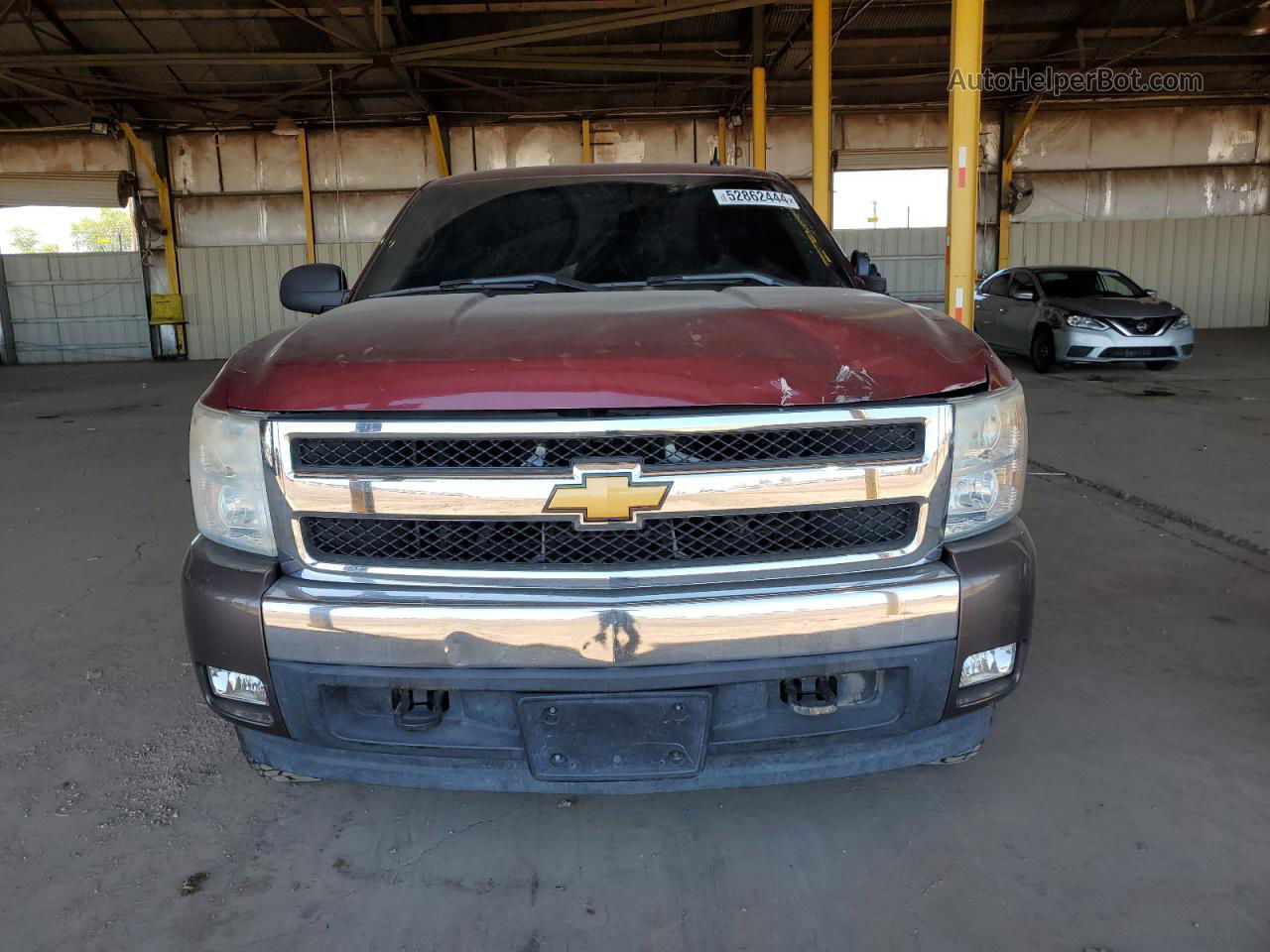 2008 Chevrolet Silverado C1500 Burgundy vin: 1GCEC14JX8Z110504