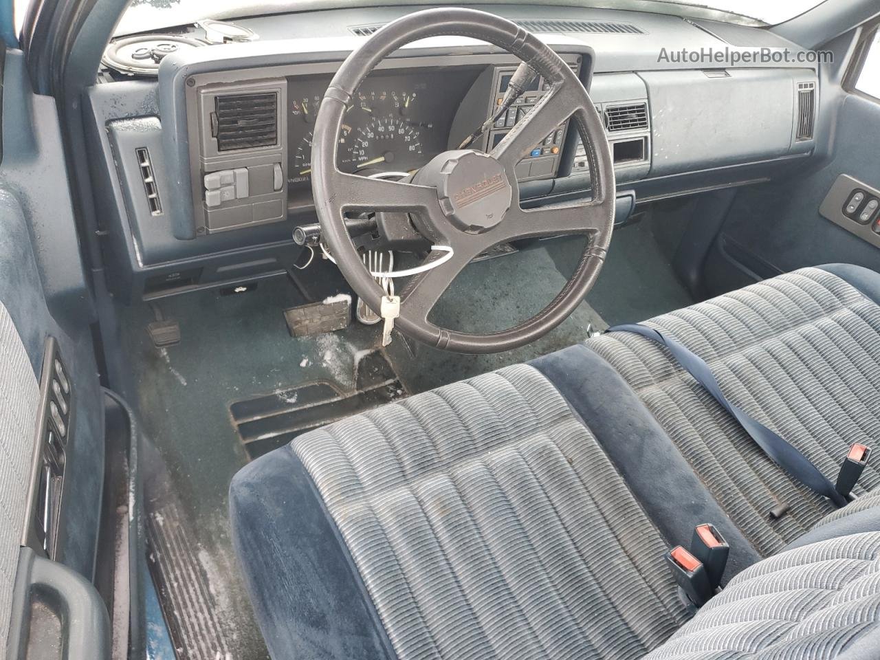 1993 Chevrolet Gmt-400 C1500 Blue vin: 1GCEC14K2PZ212869