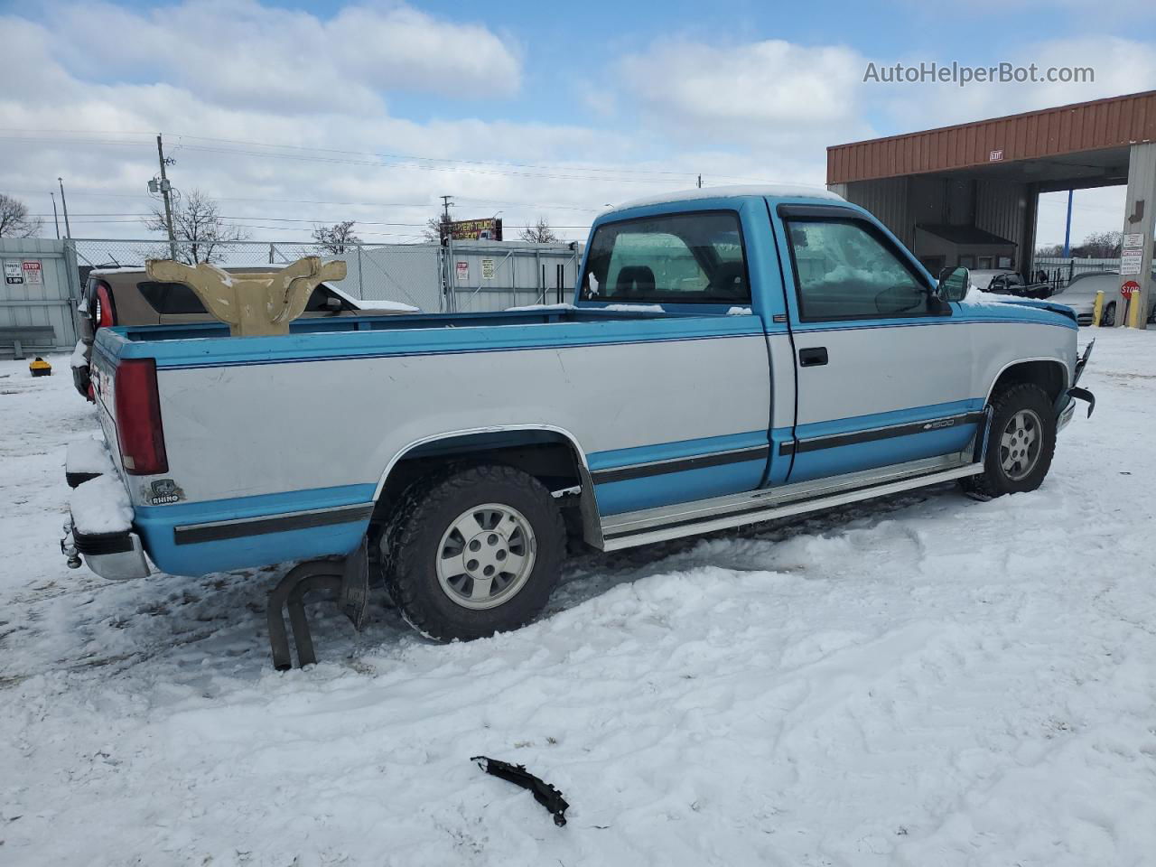 1993 Chevrolet Gmt-400 C1500 Blue vin: 1GCEC14K2PZ212869