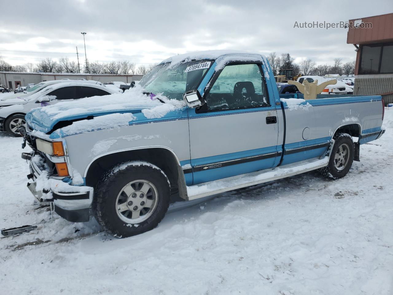 1993 Chevrolet Gmt-400 C1500 Blue vin: 1GCEC14K2PZ212869