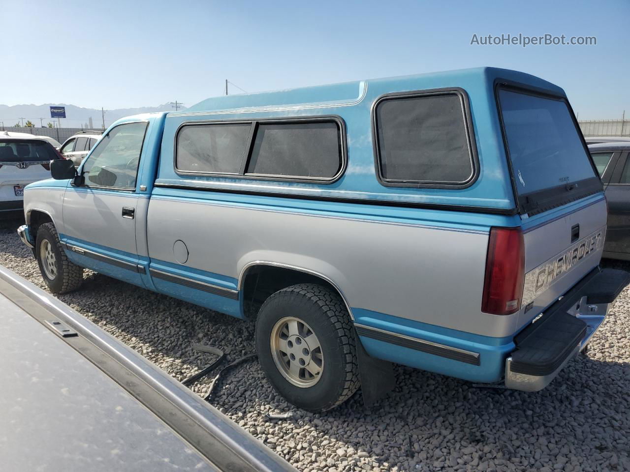 1993 Chevrolet Gmt-400 C1500 Blue vin: 1GCEC14K3PE120872