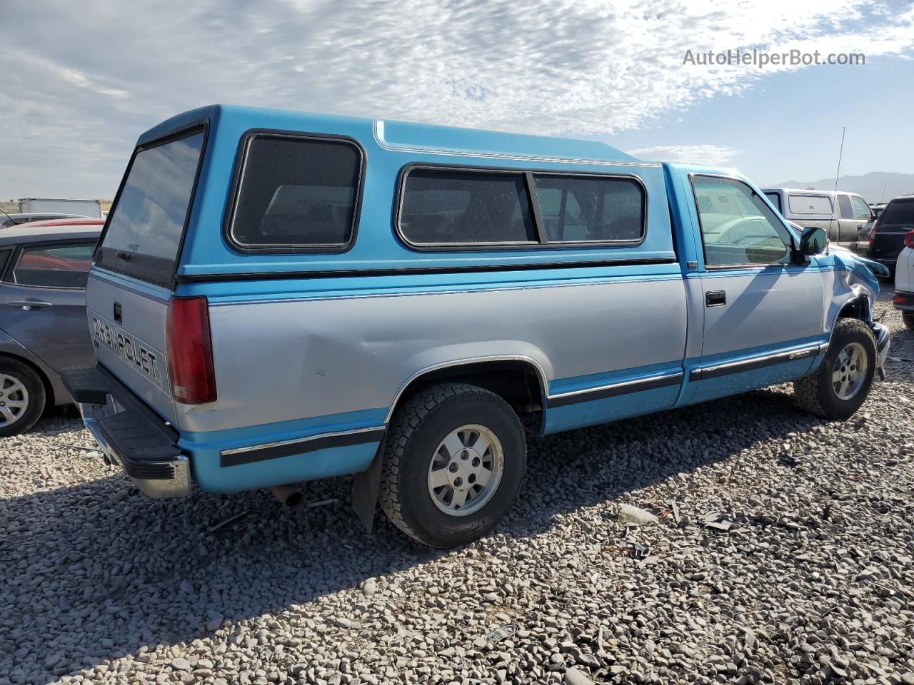 1993 Chevrolet Gmt-400 C1500 Blue vin: 1GCEC14K3PE120872