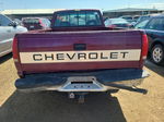 1993 Chevrolet Gmt-400 C1500 Maroon vin: 1GCEC14K3PZ139494