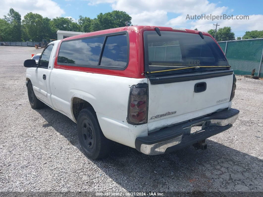 2003 Chevrolet Silverado 1500 Ls White vin: 1GCEC14V33Z250597