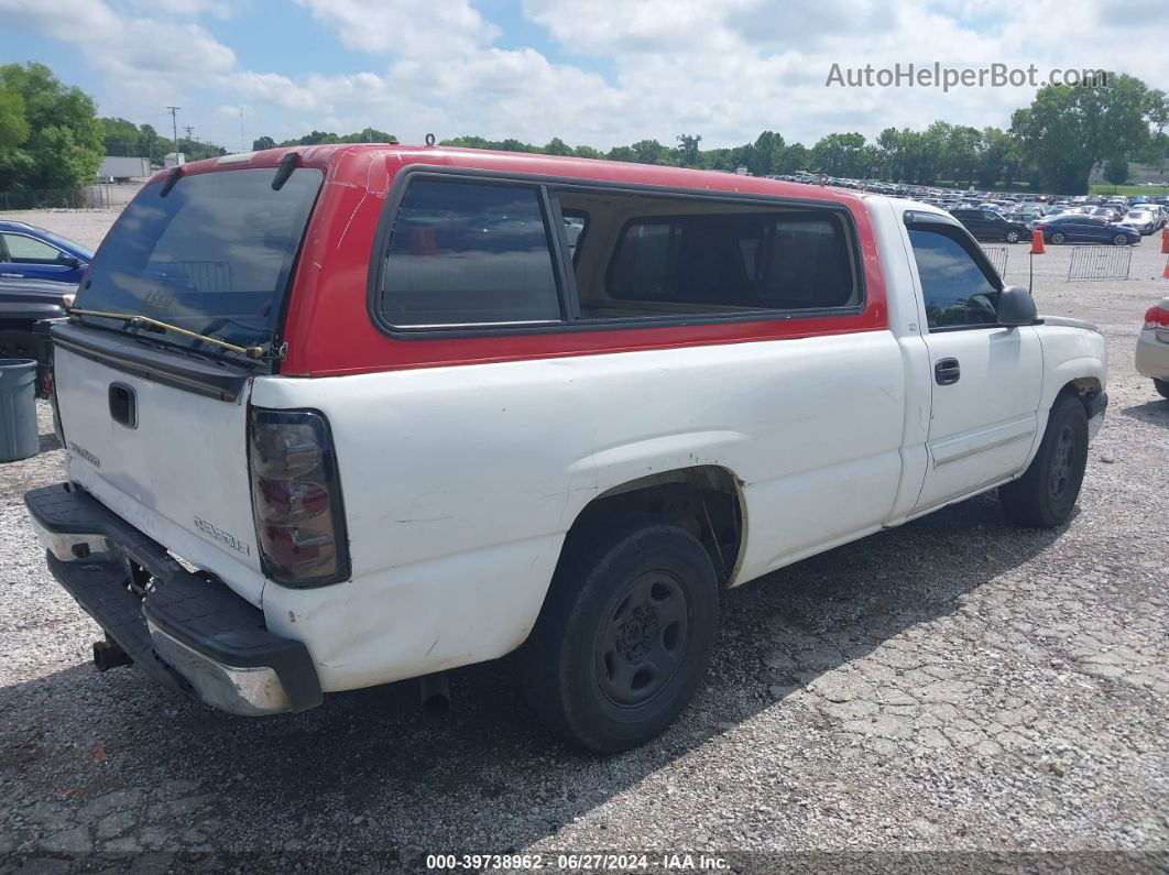 2003 Chevrolet Silverado 1500 Ls White vin: 1GCEC14V33Z250597