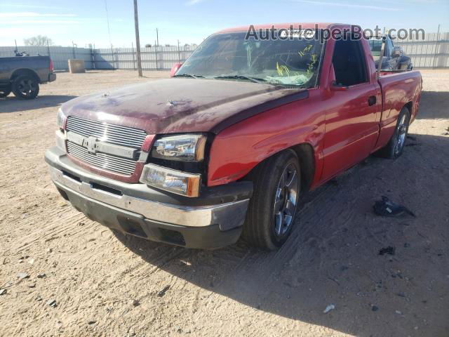 2003 Chevrolet Silverado C1500 Red vin: 1GCEC14V53Z308970