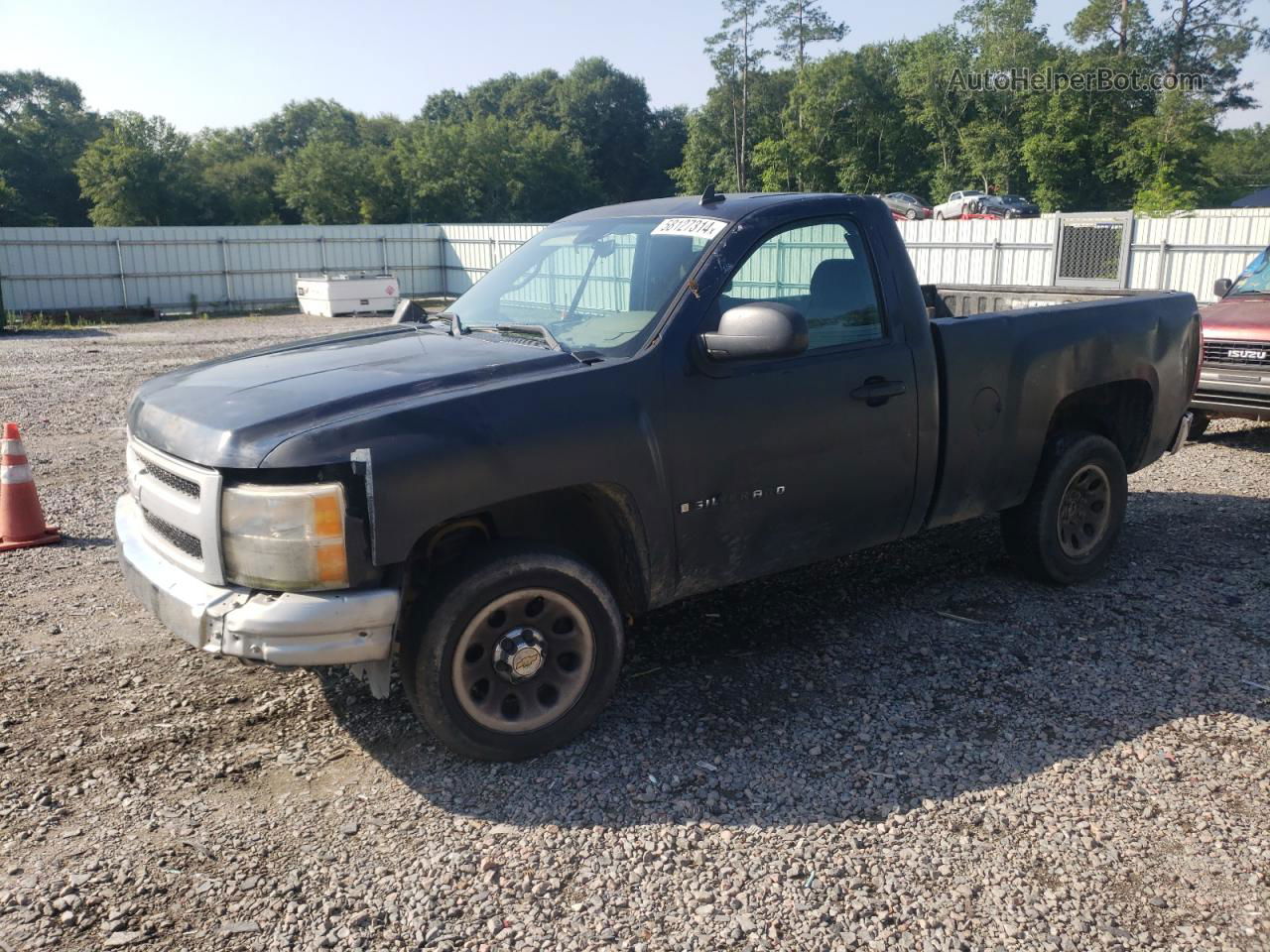 2008 Chevrolet Silverado C1500 Синий vin: 1GCEC14X08Z109284