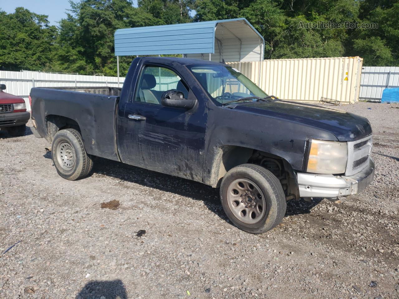 2008 Chevrolet Silverado C1500 Синий vin: 1GCEC14X08Z109284