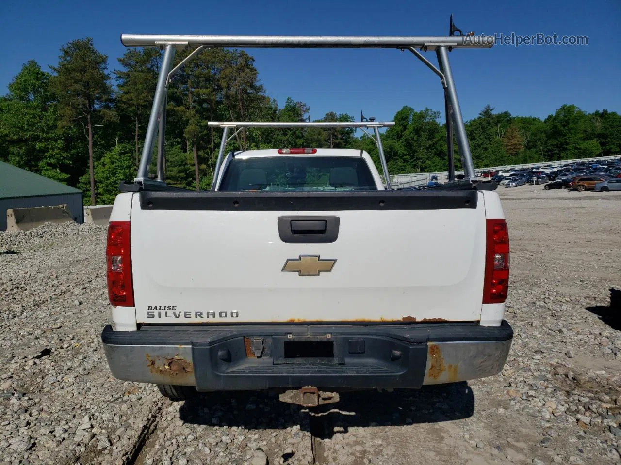 2008 Chevrolet Silverado C1500 White vin: 1GCEC14X08Z175317