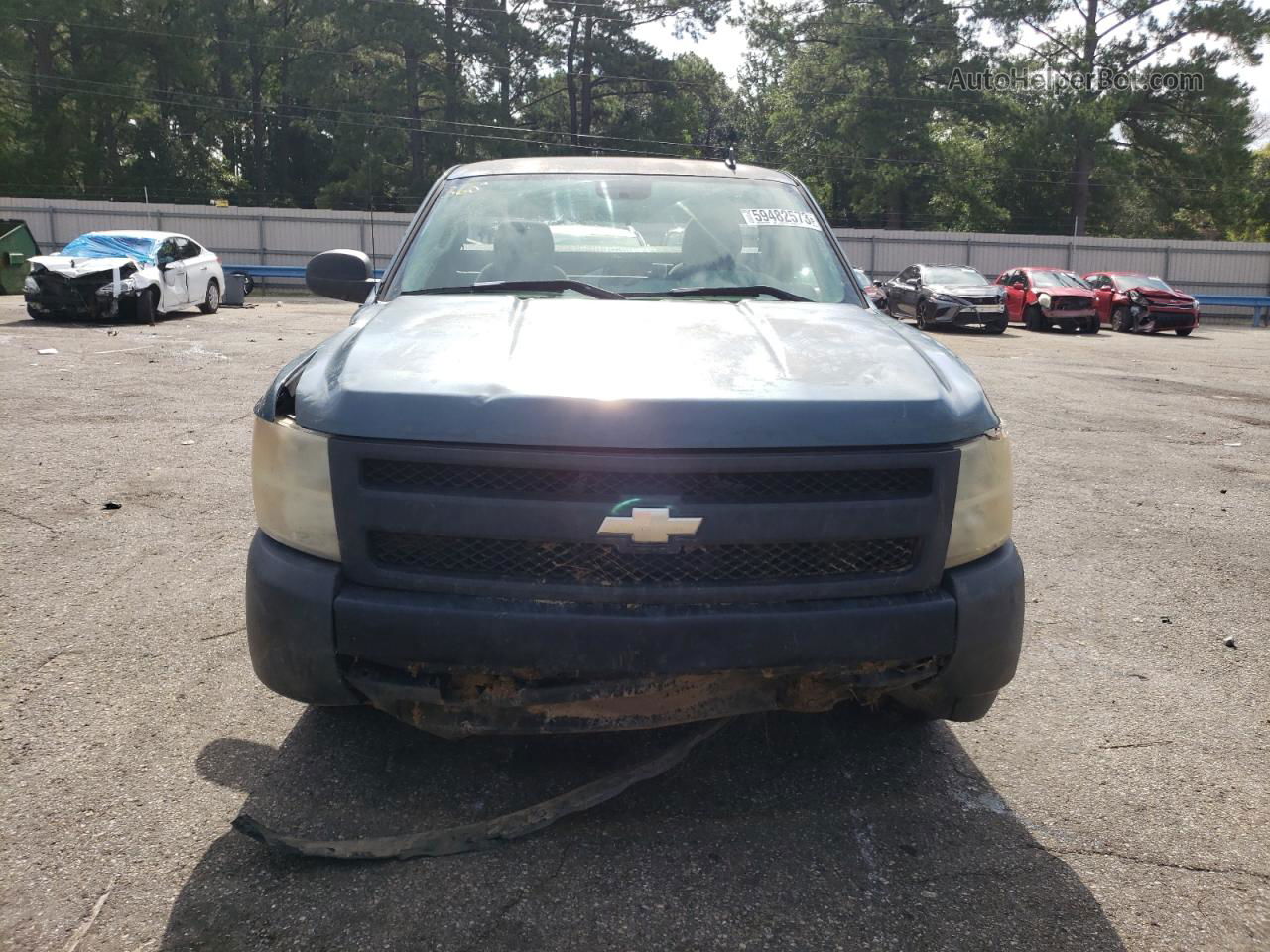 2008 Chevrolet Silverado C1500 Teal vin: 1GCEC14X08Z182123